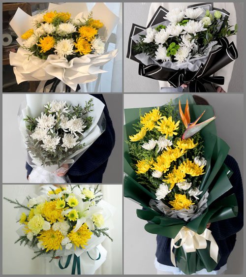 广东广州市白云区钟落潭镇竹一村白事花束代送
